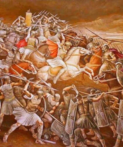 History of Albania Illustration